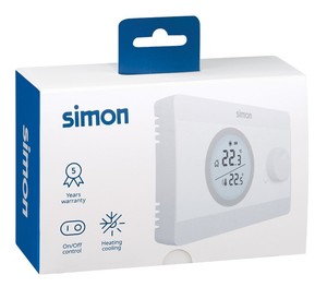 Termostato digitale ON/OFF bianco (Simon AF511101) - Product Image 4