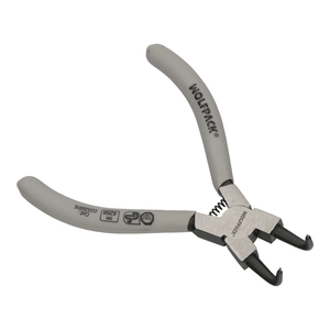 Pinze per Rondelle Interne Curve 125 mm. Acciaio DIN 5254 - Product Image 1