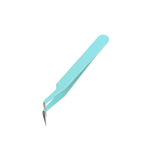 Pinzas para Pestañas de Acero Inoxidable Antiestáticas de Primera Calidad, Punta Suave Antimagnética, Mango Cómodo, Herramientas para Extensión de Pestañas Personalizadas - Product Image 1