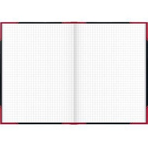 Knig & Ebhardt DIN <b>A5</b> Squared Notebook 96 Sheets Black/Red - Product Image 1