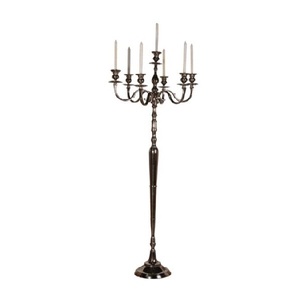 Pilar de 7 brazos, de estilo de mediados de siglo candelabro, vacaciones, Navidad, artesanías decorativas hechas a mano, candelabro y venta de candelabros - Product Image 1
