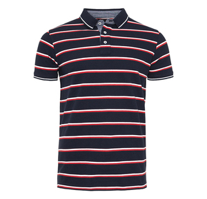 Polos de hombre de algodón de punto duraderos fabricados a granel con camiseta Polo de calidad OEM ajustada a la moda - Product Image 3