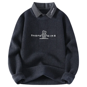 Sweats à capuche pour hommes de haute qualité, fabriqués en usine avec logo personnalisé, vente en gros de sweats à capuche d'hiver solides en polyester/coton pour hommes en vente - Product Image 1