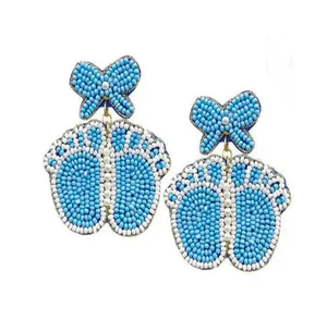 Alta moda al por mayor hecho a mano ganchillo semilla cuenta moda multicolor pendientes joyería artificial para mujeres pendientes - Product Image 6