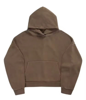 Harga Pabrik Hoodie Pria Musim Dingin Harga Murah Model Boxy Drop Shoulder Streetwear Berkualitas Tinggi Pullover Hoodie Dewasa Pria