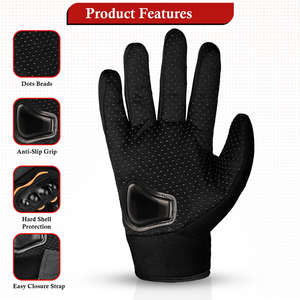 Fabricant de gants de course pour moto OEM |   Gants d'équitation en cuir avec logo personnalisé |   Fournisseur en gros de gants de moto de protection - Product Image 6