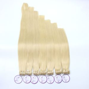 Le meilleur des cheveux paquets de cheveux humains vierges Double dessiné 16-28 pouces cheveux raides avec prix de gros OEM OBM - Product Image 2