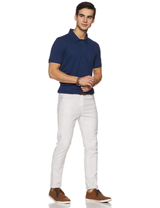 Vente d'été 100% T-shirts à manches courtes en polyester coton pour hommes Logo personnalisé avec étiquettes Plus pour le travail de bureau pour les polos - Product Image 1