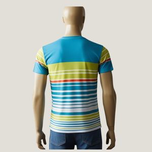 Servicio rápido, camisetas de lona de poliéster/algodón lisas de alta calidad para hombre, tamaño personalizado, Color sólido, tripulación, Fitness, transpirable, secado rápido - Product Image 2
