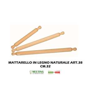 Mattarello in legno Art. Utensile per pasticceria da 38 32cm - Product Image 1