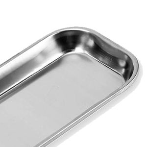 Bandeja básica de acero para instrumentos quirúrgicos, autoclave, plato de Hospital reutilizable, juego ortopédico Manual - Product Image 2