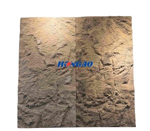 แผ่นผนังหิน PU ราคาโรงงาน ขนาด 1200x600x30 มม. กันน้ำ กันลื่น สำหรับห้องรับประทานอาหาร ห้องนอน ห้างสรรพสินค้า ภายนอกอาคาร แผ่นหนา - Product Image 5