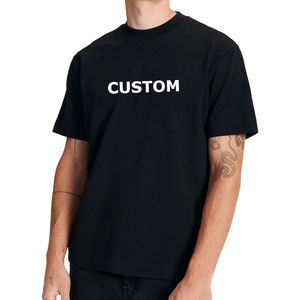 Offre Spéciale été t-shirts haute qualité hommes col rond T-shirts Streetwear décontracté coton à manches courtes couleur unie teint hommes t-shirts - Product Image 2