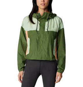 Chaqueta de lluvia ligera cortavientos de manga larga para mujer de último diseño 2025 - Product Image 1