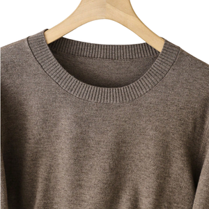 Women's Casual O-Neck <b>Long</b> Sleeve Solid Zipper Knit Sweater Soft <b>Warm</b> Pullover Ribbed Cuff Hem Regular Fit Winter Daily Wear Top - Product Image 5