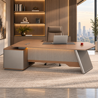 Bureau de direction minimaliste au design moderne pour mobilier de bureau haut de gamme