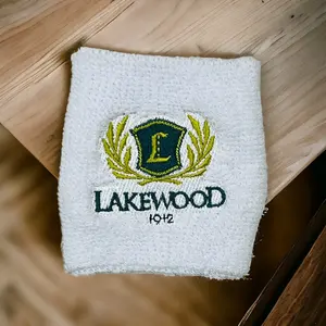 Profesional personalizable elástico Terry algodón Spandex tenis deporte pulsera talla única con bordado para uso de verano - Product Image 1