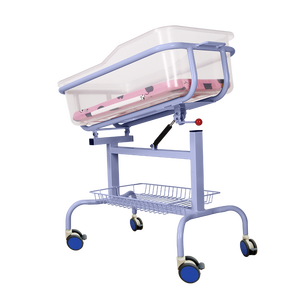 รถเข็นเด็กในโรงพยาบาล เตียงเด็กอ่อนสแตนเลส เตียงเด็กอเนกประสงค์ สีตามสั่ง วัสดุ ABS+สแตนเลส คุณภาพสูง - Product Image 4