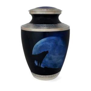 Premium Style Metal Cremation <b>Urn</b> <b>Large</b> Size Best Adult Funeral Supplies Memorial <b>Urn</b> Ashes Keepsake High Coffin Accessories - Product Image 2
