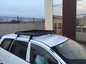 แร็คหลังคาอเนกประสงค์สีดำ รุ่น Universal Toury ผลิตจากอะลูมิเนียมและท่อ MS เคลือบสีดำด้วยเทคนิคพาวเดอร์โค้ท ใช้ได้กับรถยนต์ทุกประเภท จำหน่ายราคาส่ง - Product Image 2