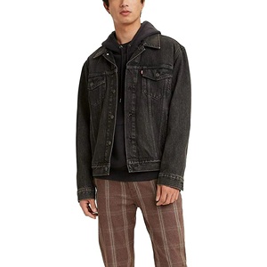 Veste en jean personnalisée imprimée sur le devant, 100% coton, imperméable, coupe-vent, respirante, fermeture éclair, service OEM - Product Image 5