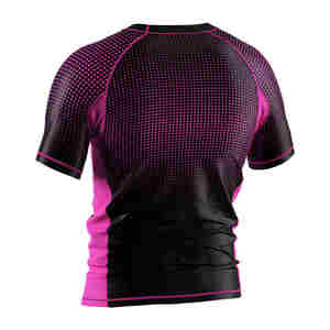 เสื้อกันผดผื่นของผู้ชายผ้าสแปนเด็กซ์ออกแบบโลโก้ได้ตามต้องการ - Product Image 4