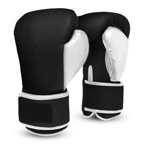Guantes de entrenamiento profesional de 10oz de alta calidad para Kickboxing MMA Impresión de logotipo personalizado Guantes de boxeo de cuero de alta calidad - Product Image 5
