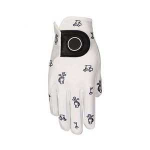 Guantes de golf de tela de fibra súper para mujer, transpirables y resistentes al desgaste, logotipo personalizable para uso diario informal, hechos de cuero - Product Image 1