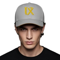 Elegante Gorra Trucker Deportiva Unisex de 5 Paneles con Logotipo de Dibujos Animados Bordado en 3D Personalizado, Ajustable, Transpirable, Impermeable, para las Cuatro Estaciones, Curvada