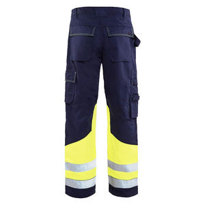 Vente en gros de vêtements de travail de sécurité réfléchissants 100% coton personnalisés OEM de haute qualité pantalons cargo de protection pour hommes avec taille supérieure - Product Image 2