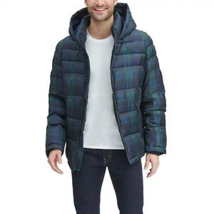 Veste en duvet de canard à capuche courte et légère pour l'hiver pour hommes - Product Image 5