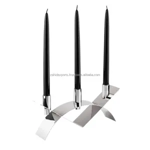 Trendy Antique Gold Bamboo <b>Candle</b> Stand Classic Home Decor Christmas Handmade Zahid Exports India <b>Big</b> Wholesaler - Product Image 1