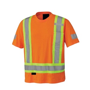 Paquete de camisas de trabajo de construcción de manga larga de alta visibilidad de seguridad para hombres - Product Image 1