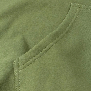 Sweat-shirt pull d'hiver pour femmes sweat à capuche en coton de haute qualité Logo en relief couleur unie doublure en polaire col à capuche approvisionnement ODM - Product Image 2