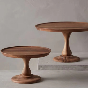Wooden <b>Cake</b> <b>Stand</b> with Glass Dome Wooden Fruit <b>Stand</b> Factory Custom Best Wooden Round <b>Cakes</b> <b>Stands</b> with Top Cover - Product Image 1