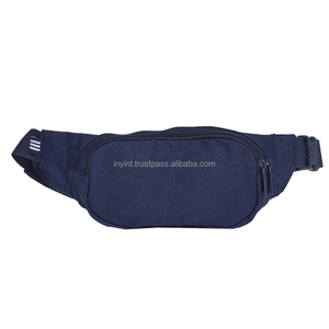 Correa ajustable Unisex Mini Riñonera de cuero Patrón de logotipo pequeño Riñonera Banda elástica Entrenamiento Deportes Bolsos de hombro - Product Image 3