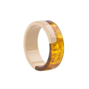 Elegant Fashion Resin Bangles for Women Polished Finish Lightweight Waterproof Jewelry Custom Colors for Casual Wear Festive - Product Image 3