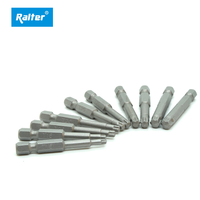 RALTER Taiwan Factory Supply 50mm No-Slip Torx Torsion Power Bit Sandblasted Finish Taiwan S2 Handle T10-T40 Model Obeng