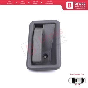BDP1442-1 Front or Rear Left Interior <b>Door</b> <b>Handle</b> Opener Gray for 19 Phase 2 1992-2000 Clio MK1 1990-1999 7700813585 - Product Image 4
