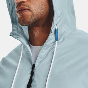 Chaqueta cortavientos impermeable para exteriores, logotipo personalizado, chaquetas cortavientos impermeables, chaquetas para correr de talla grande para hombre de Terzo Sports - Product Image 4
