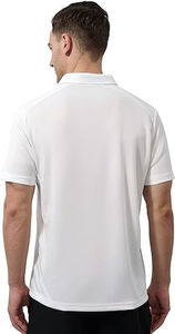 Chemises formelles pour hommes à motif uni en tissu tissé Spandex/Polyester, manches courtes, longueur courte, brodées, anti-humidité, séchage rapide - Product Image 2