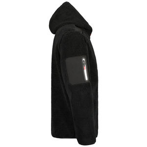 Chaqueta de Invierno Impermeable para Hombre, Chaqueta de Forro Polar, Cierre Completo, Cálida, Gruesa, Informal, Cortavientos, con Capucha, Unisex - Product Image 2