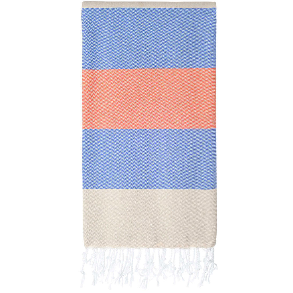 สีน้ำเงินสีเบจ