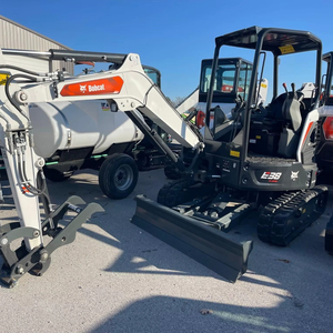 Mini-excavatrice E38 2024, 3-4 tonnes, chenilles, vérin hydraulique Eaton, pompe Shimadzu, moteur Doosan/Changchai/Yanmar, haute capacité de creusement - Product Image 1