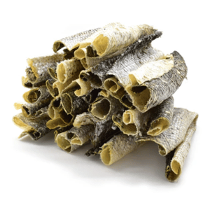 Peau de poisson basa séchée traitée pour chiens exportée en vrac prix bon marché haute qualité nourriture pour animaux de compagnie 2023 - Product Image 1