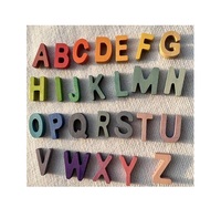 Rompecabezas de Madera Clásico con Letras del Alfabeto, Incluye Letras Minúsculas para el Reconocimiento Temprano de la Lectura y la Práctica de Ortografía
