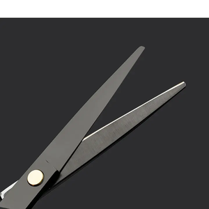 ชุดกรรไกรตัดผม5.5สแตนเลสสีดำแดงขนาด6นิ้วชุดกรรไกรตัดผมแบบบาง - Product Image 4