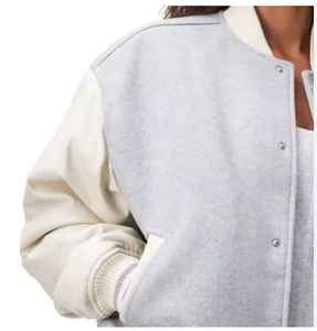 Chaquetas universitarias de calidad Premium para mujer, recién llegados genuinos de alta calidad, chaqueta a prueba de viento para motocicleta con cremallera para mujer - Product Image 6