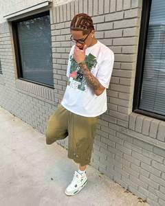 Custom Sweat Jogger <b>Short</b> Printing Baggy <b>Vintage</b> Distressed Embroidery Rhinestone Acid Washed <b>Short</b> for <b>Men</b> - Product Image 4