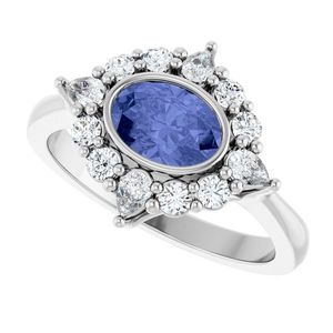 Anillo de Compromiso Estilo Halo Stuller 72453LG107P SS - Product Image 5